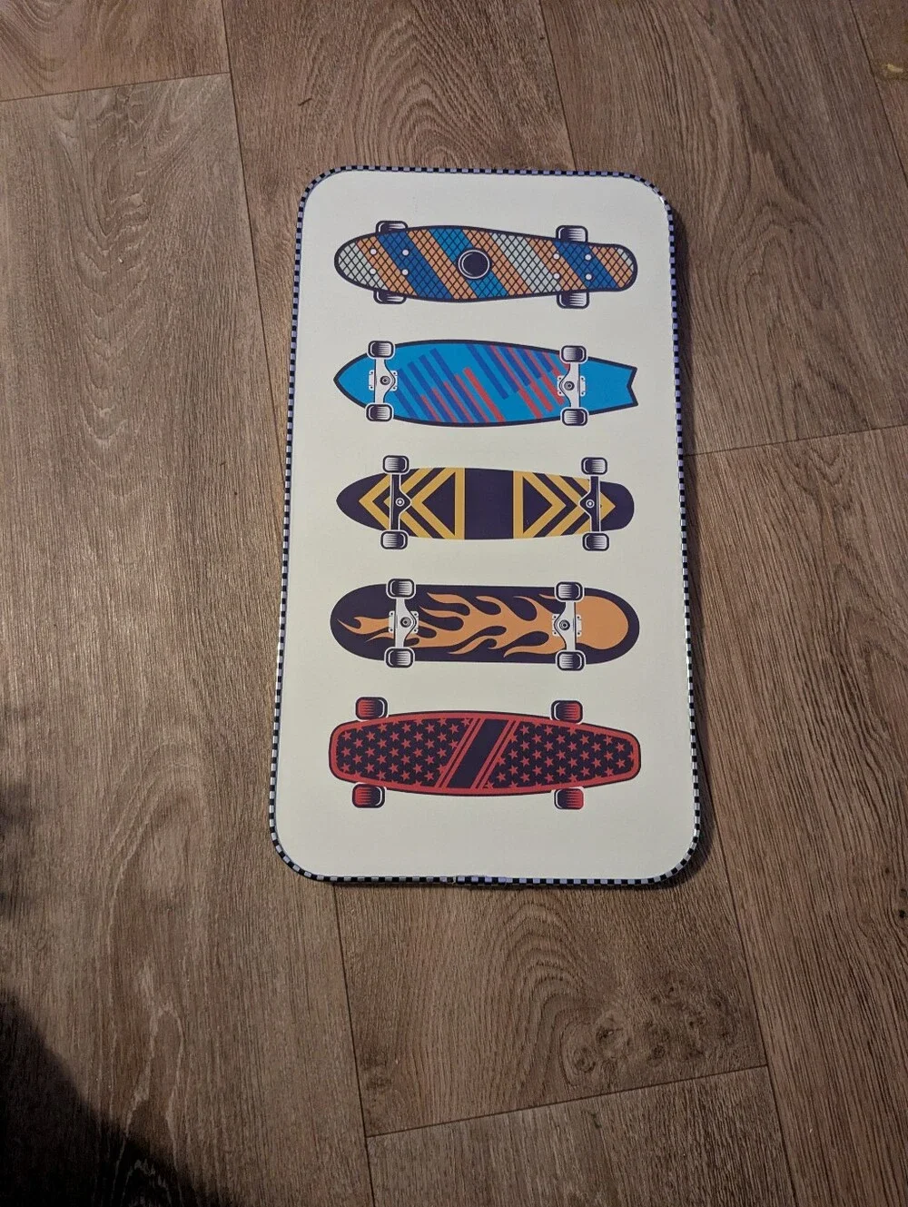 Kids Skateboard Wall Art , Multi-Color Skateboard Designs